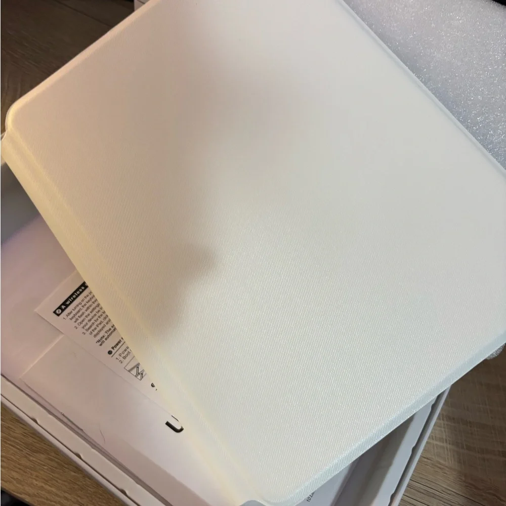 White Textured Laptop Case